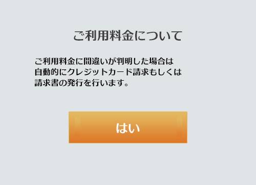 追加料金の確認